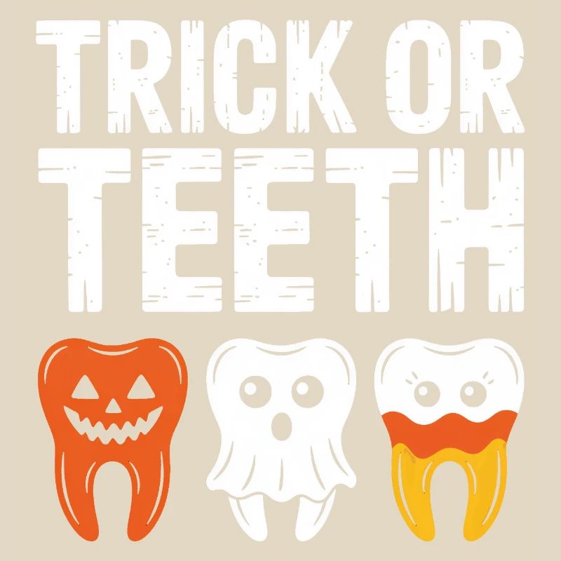 Trick oder Teeth Halloween-T-Shirt