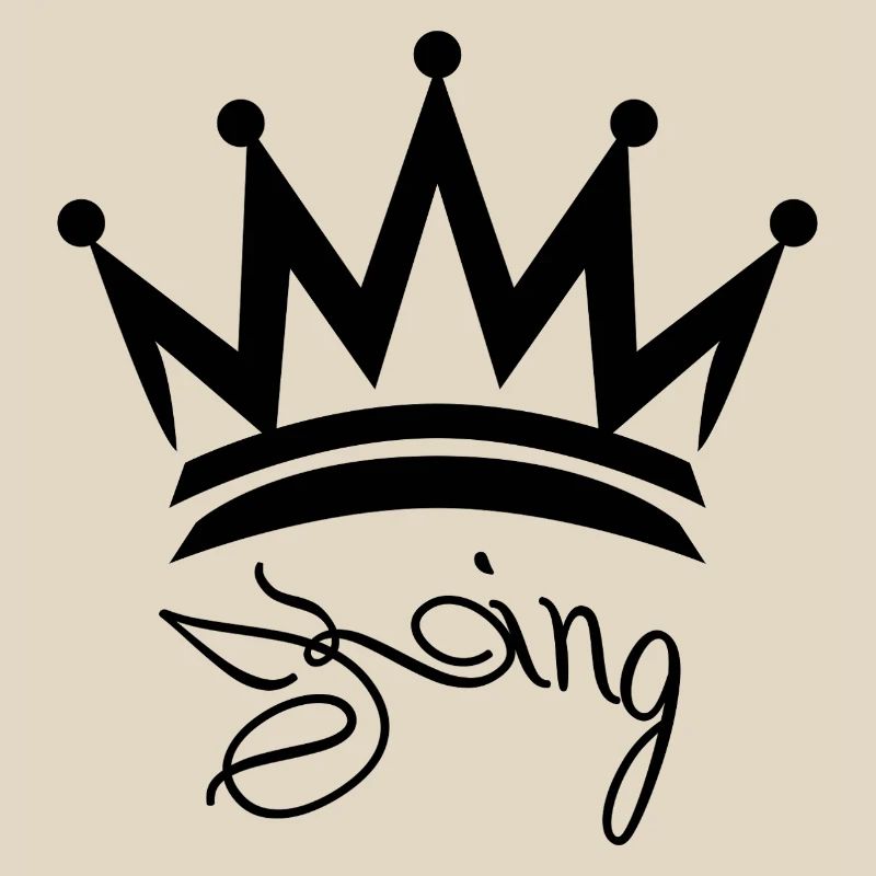 King Valentinstag, Hochzeitstag oder Paar Design