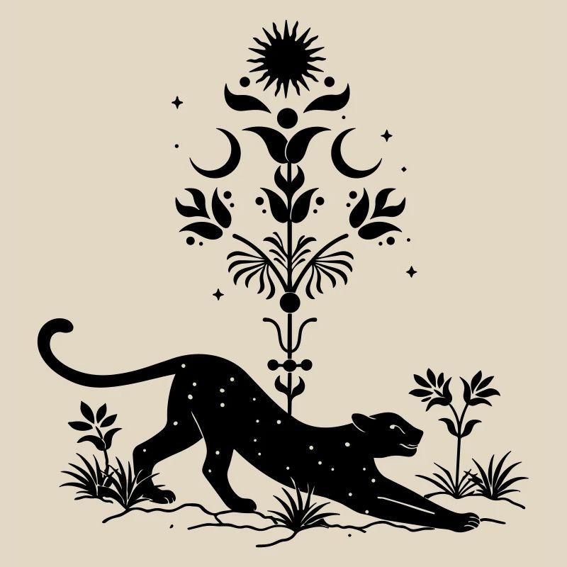 Cosmic Leopard Boho