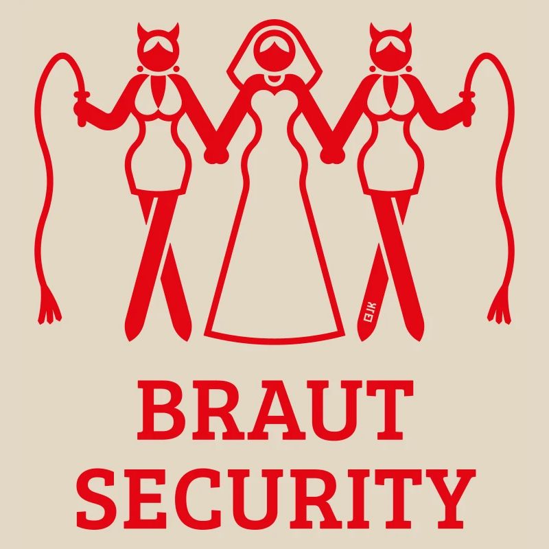 Braut Security (JGA Polterabend Peitsche / Red)