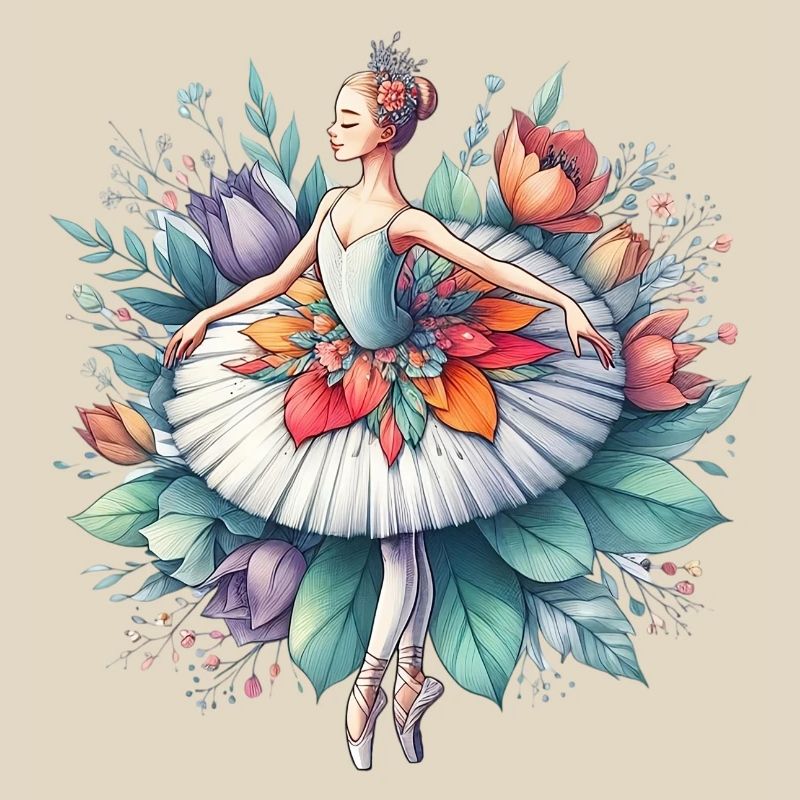 Danseuse de ballet avec tutu