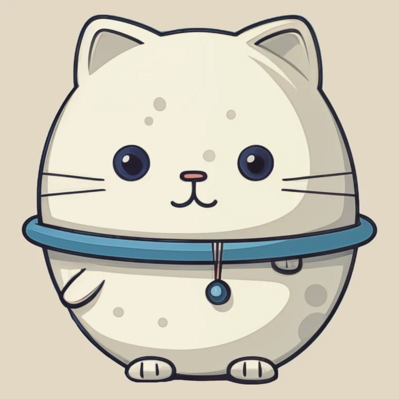 Illustration de chat de l’espace