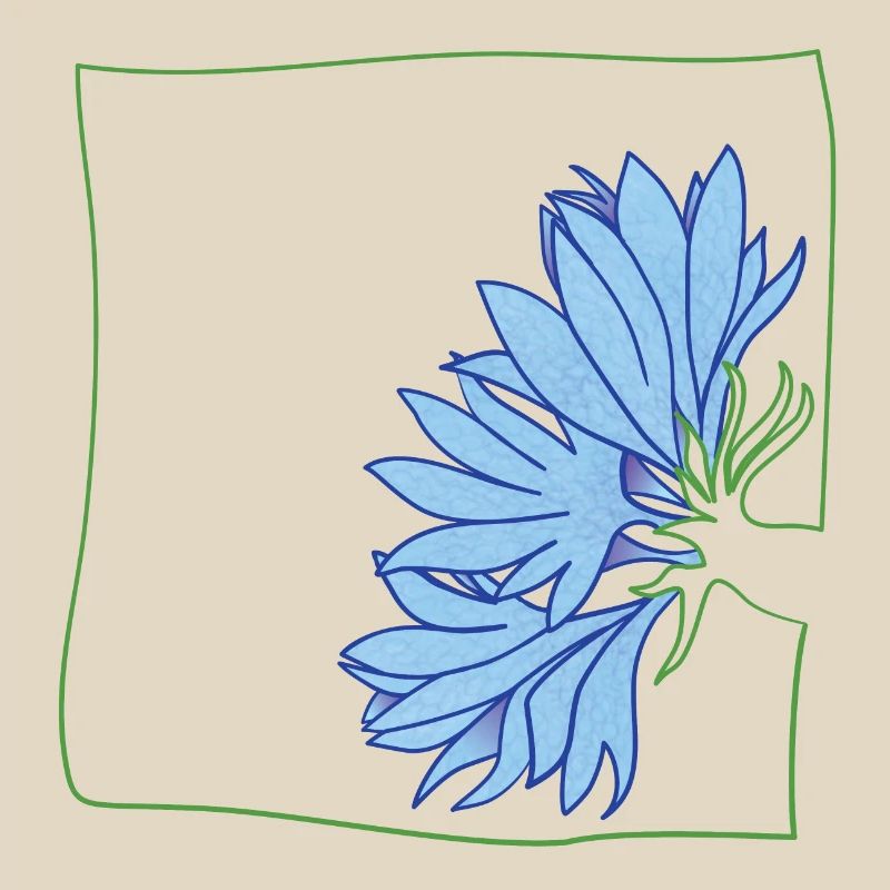 Cornflower minimalist