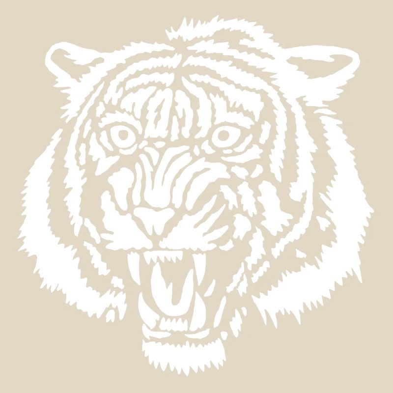 White tiger graffiti