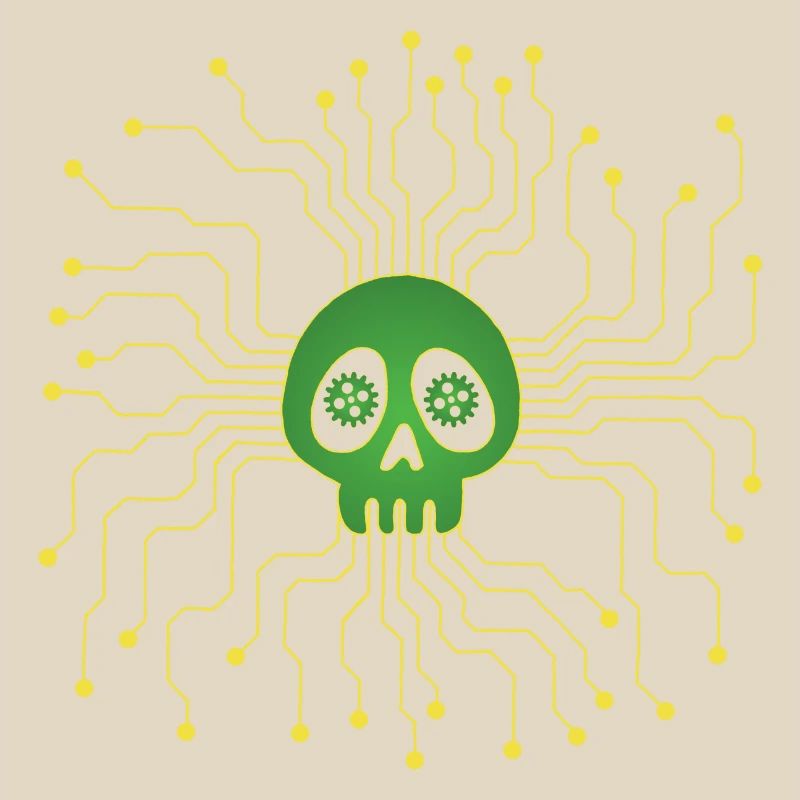 Microprocessor skull