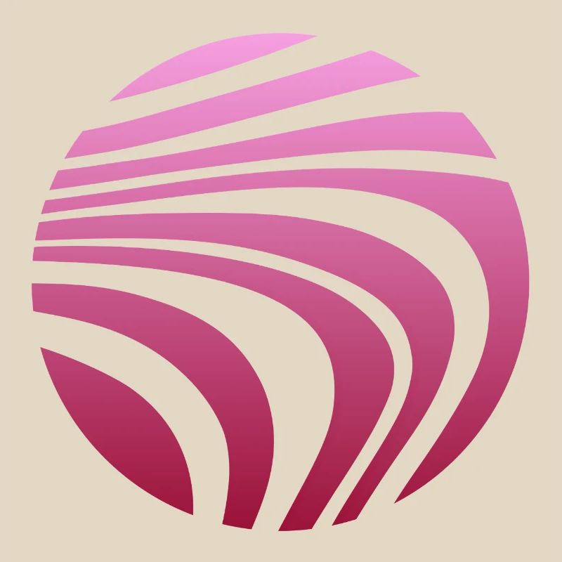 Psychedelic Pattern Pink Gradient