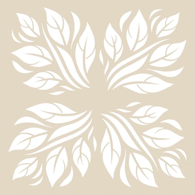Leaves botanical pattern