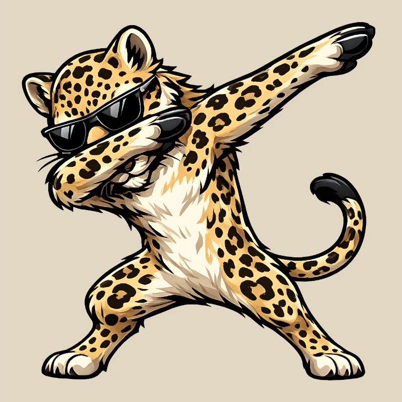 Dabbing Leopard