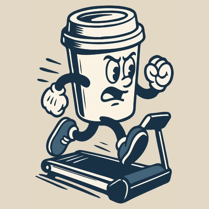 Caffeinated Sprint Coffee Cup