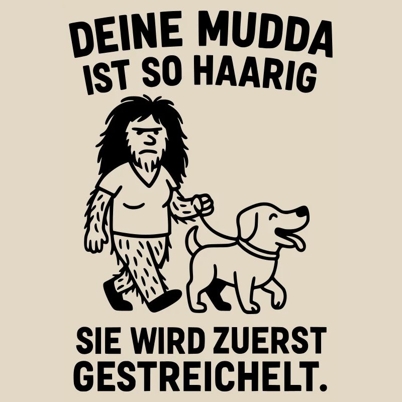 deine mutter haarig witz