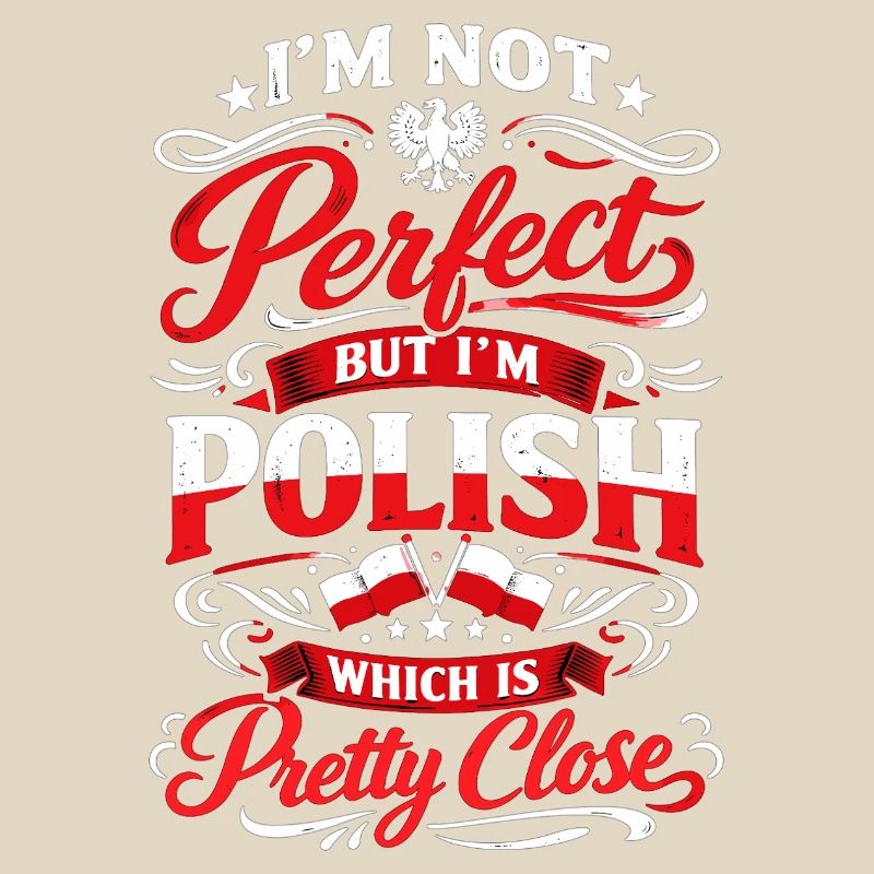 Polish Pride: Vintage Eagle & Funny Saying