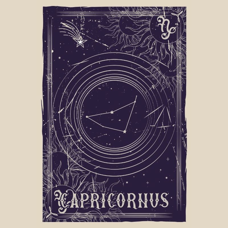 Capricorn Constellation Ring