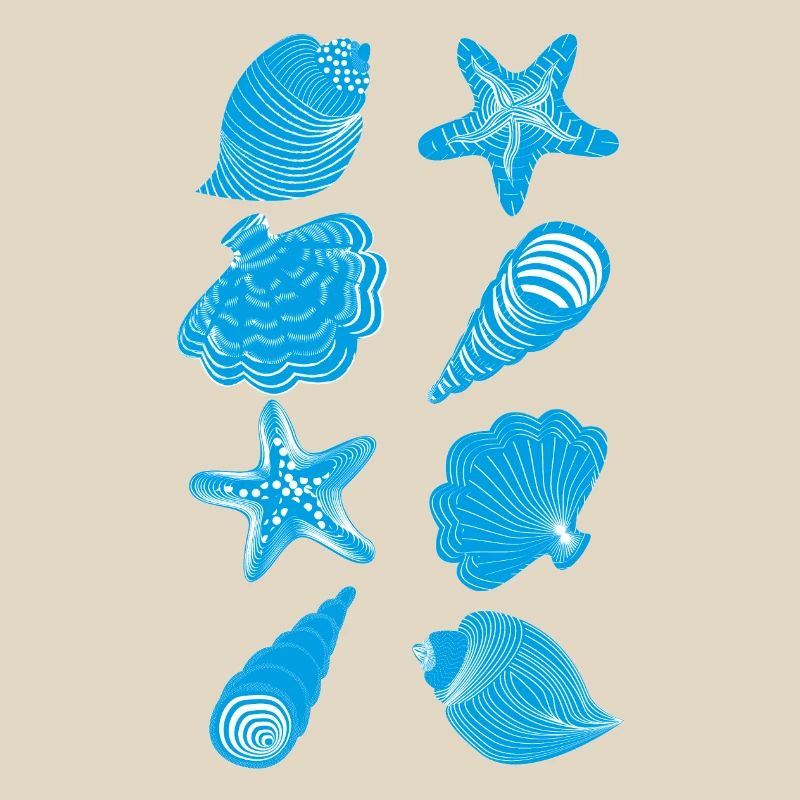 Shells and starfish