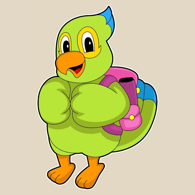 Parrot Student Backpack School