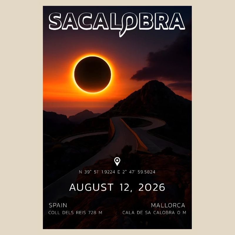Sa Calobra 2026 Éclipse Solaire