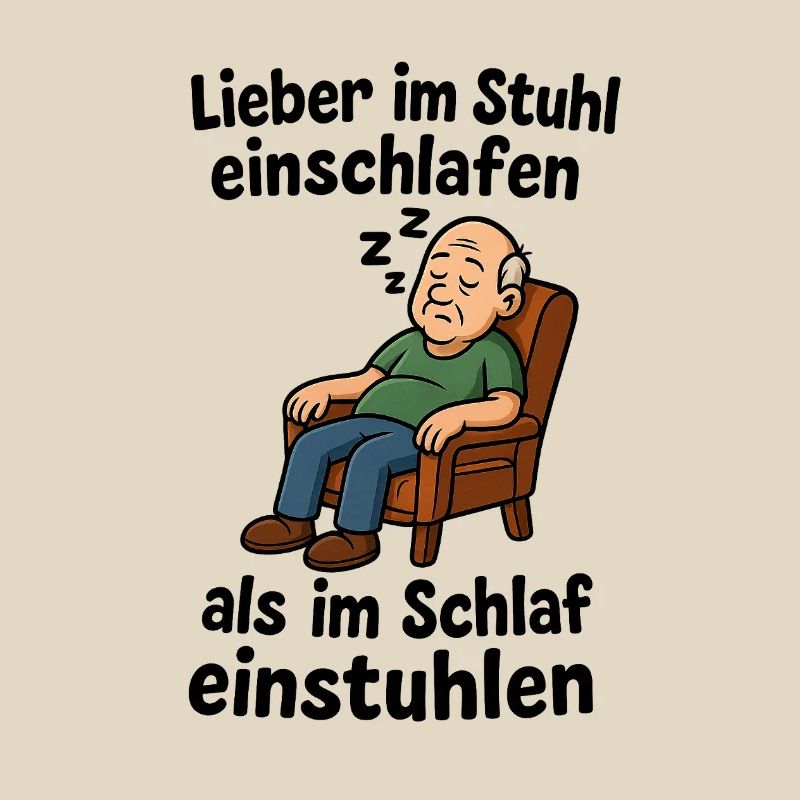 Stuhl einschlafen einstuhlen