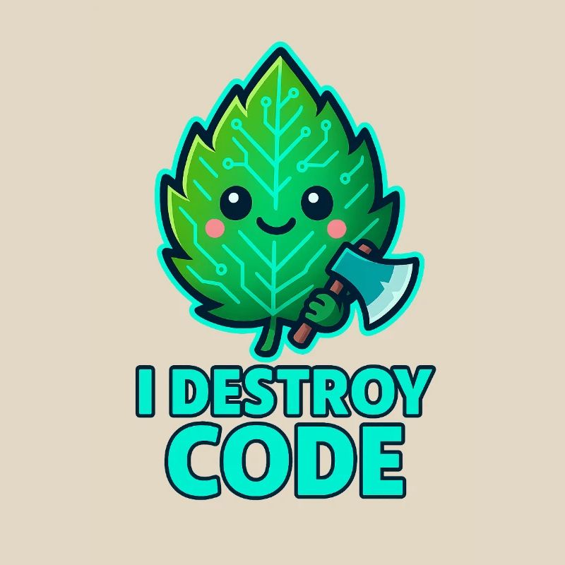 Green Leaf Code Warrior