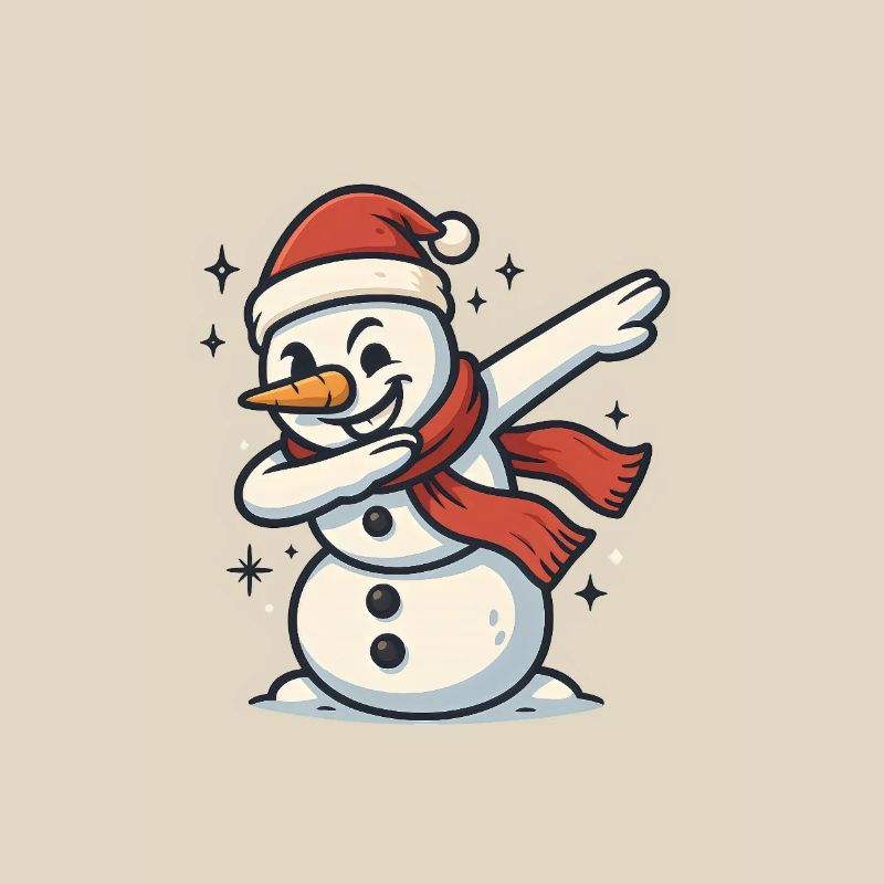 Dabbing Snowman Dab