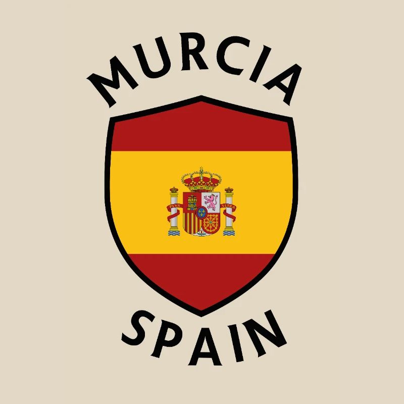 Bouclier de Murcie sous drapeau espagnol