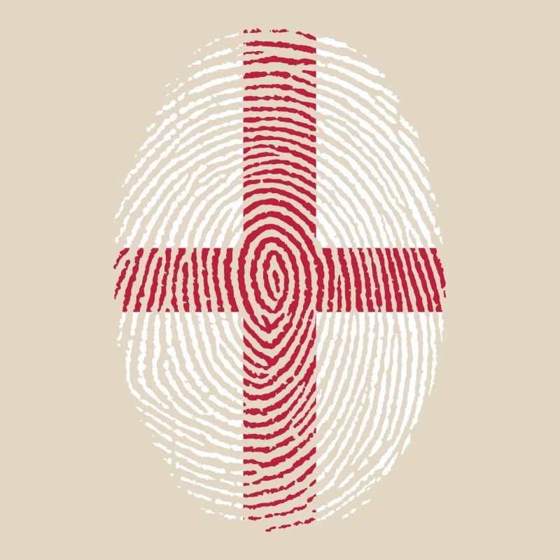 Empreinte digitale du drapeau anglais