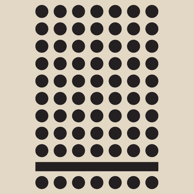 Monochrome Dot Grid Pattern