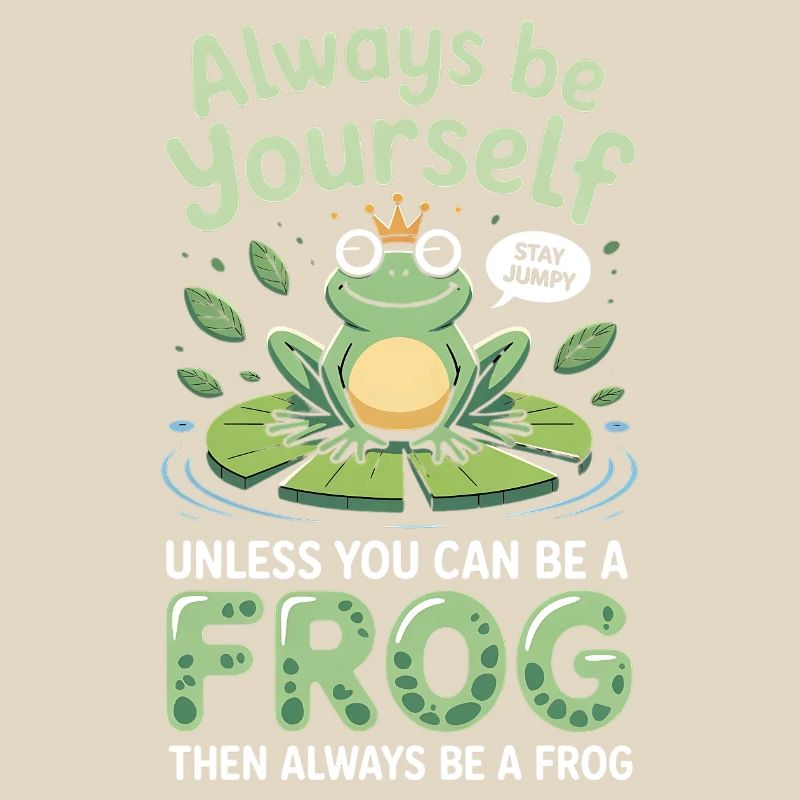 Sei immer du selbst, es sei denn, du kannst ein Frosch sein