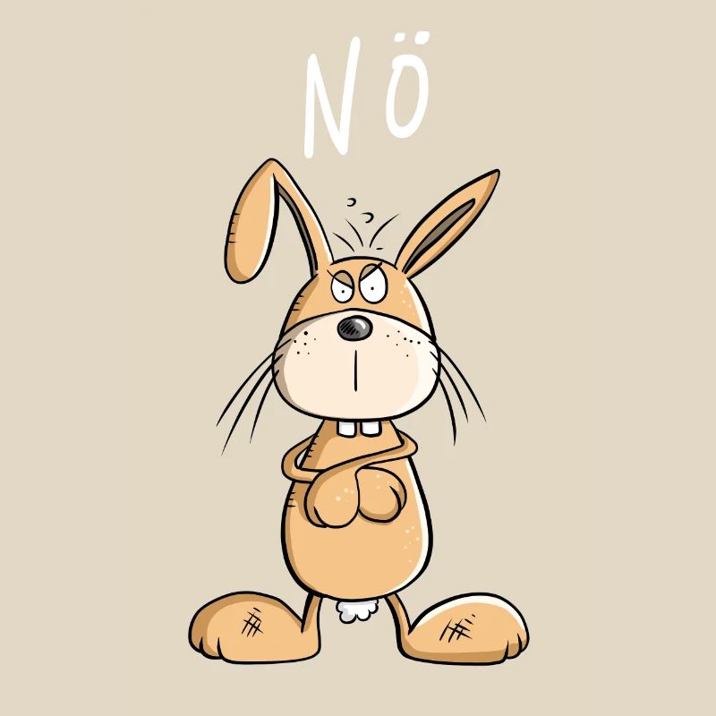 NÖ Hase Comic Ostern Geschenk