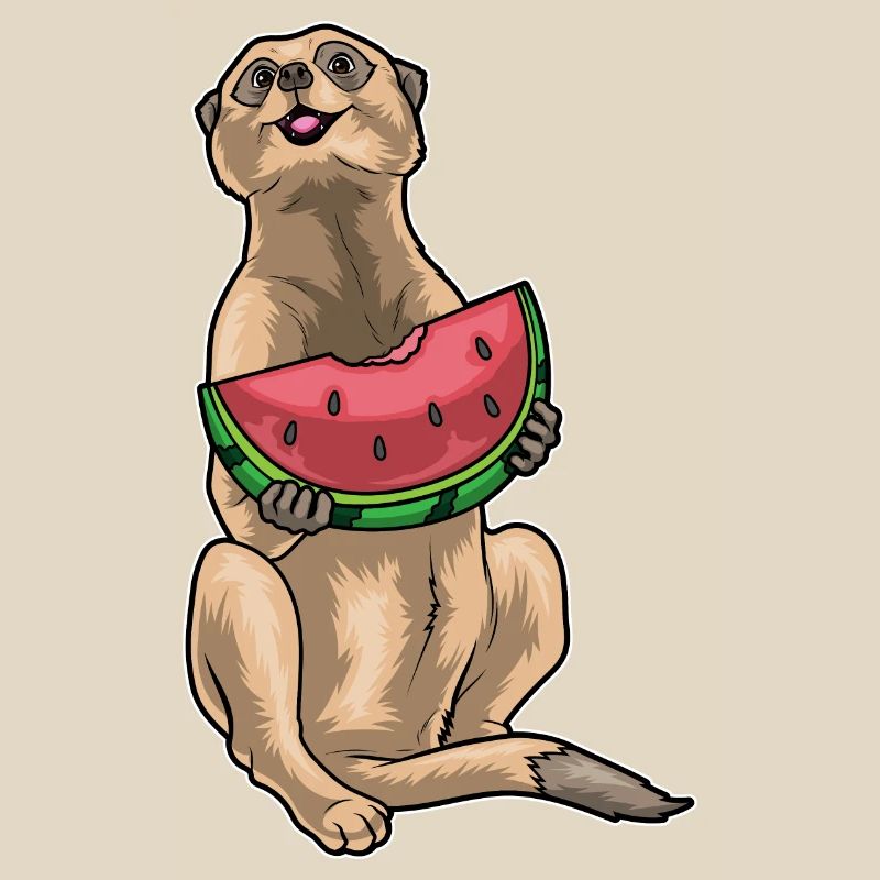 Suricate Pastèque