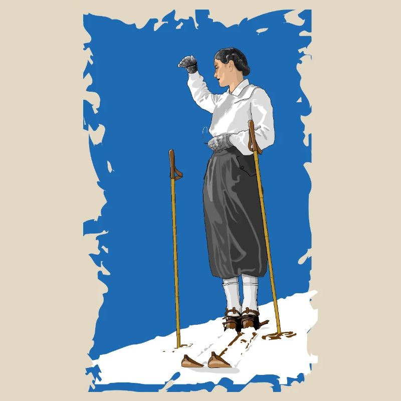 La mode du ski à l’ancienne