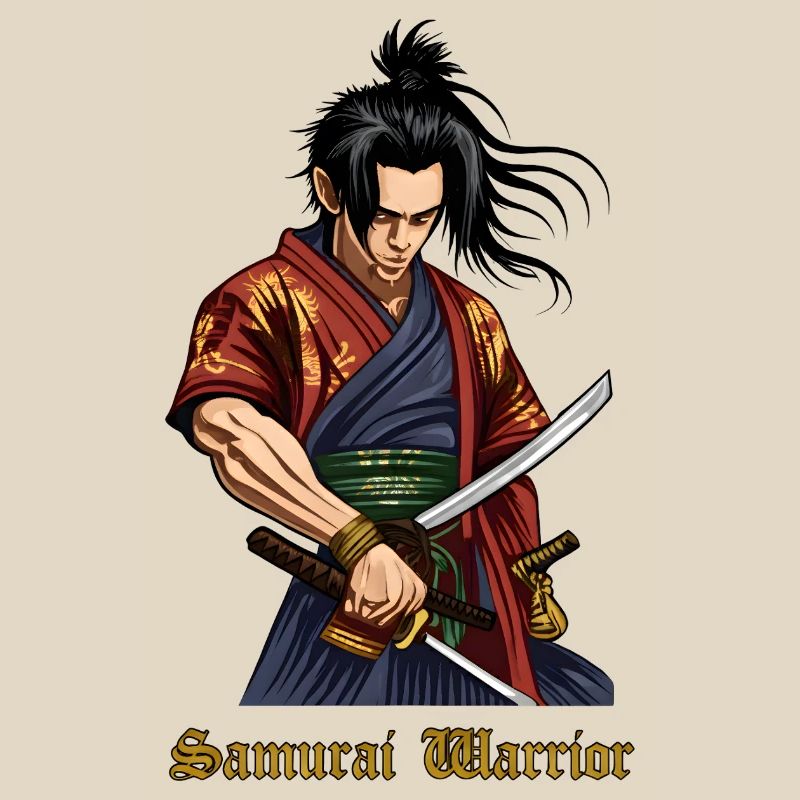 Samurai Warrior – Japanese Warrior with Katana