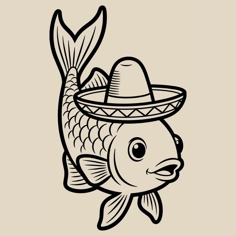 fish sombrero