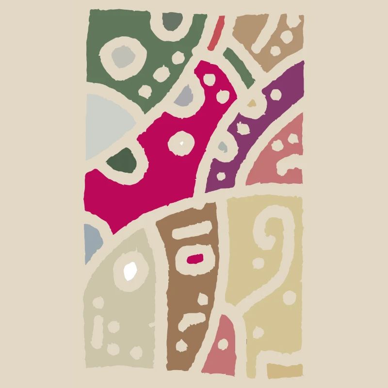 Muster Kunst - Ethno Farbe