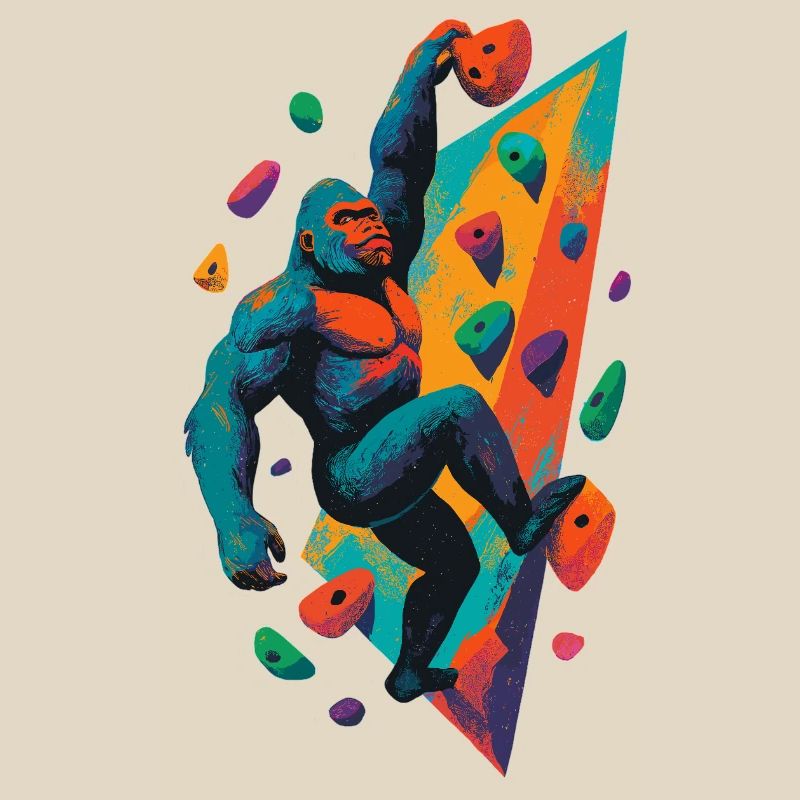Bouldering Climbing Force Gorilla Silverback Gifted