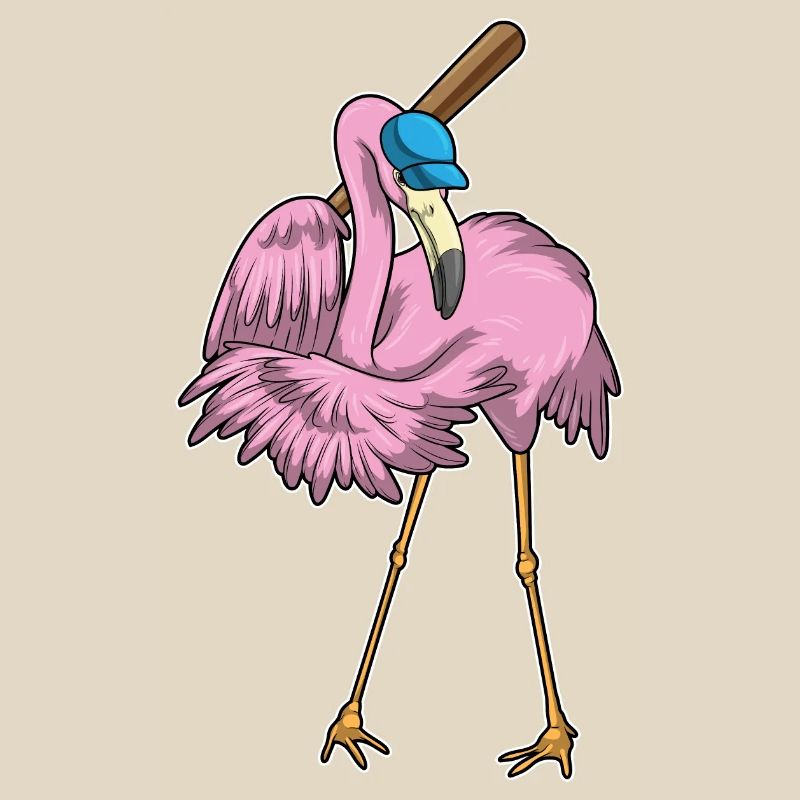 Flamingo Baseball Batte de baseball