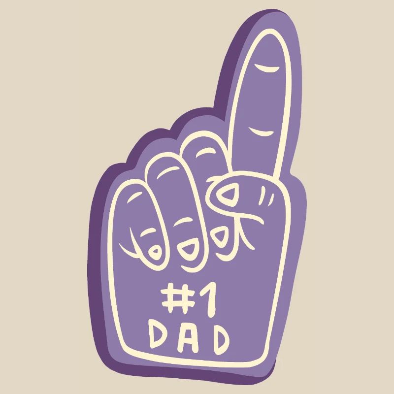 #1 Dad based on design
