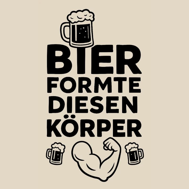 Bier formte diesen Körper
