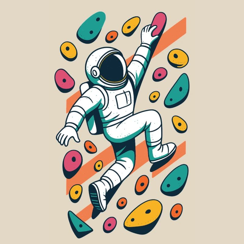 Bouldering Astronaut Hovering Easy Climbing Gesche
