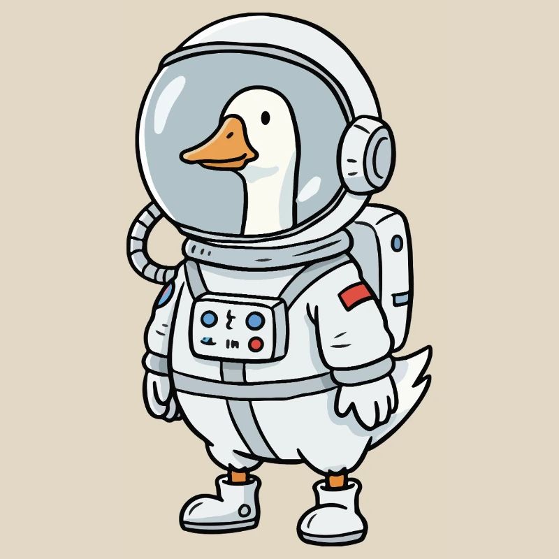 Astronaute de l’Oie de l’Espace