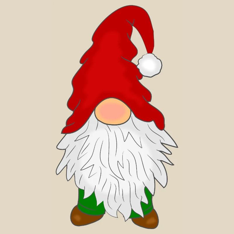 Gnome with a beard