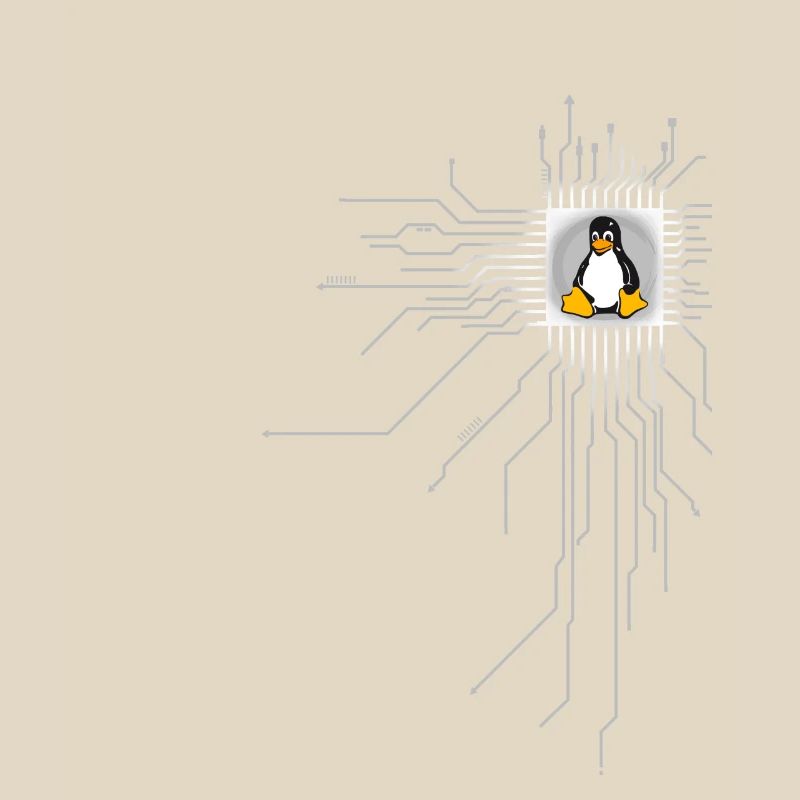 board Penguin Core Heart Computer pc Nerd program