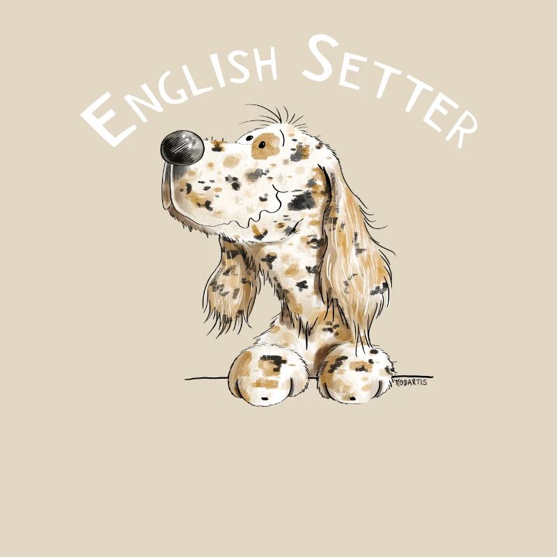 Englischer Setter I Hunde Comic Geschenk