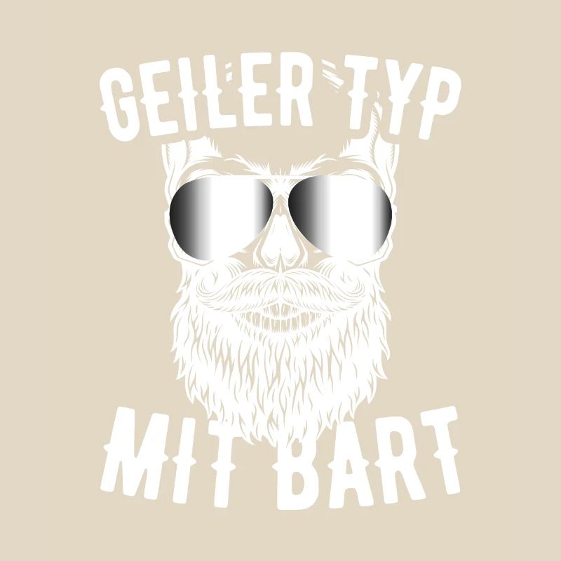 Geiler Typ Mit Bart Bartträger Barbier Vollbart