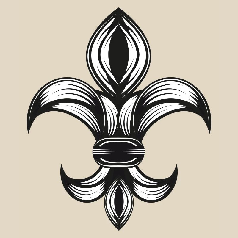 stylized iris - Fleur-de-Lys