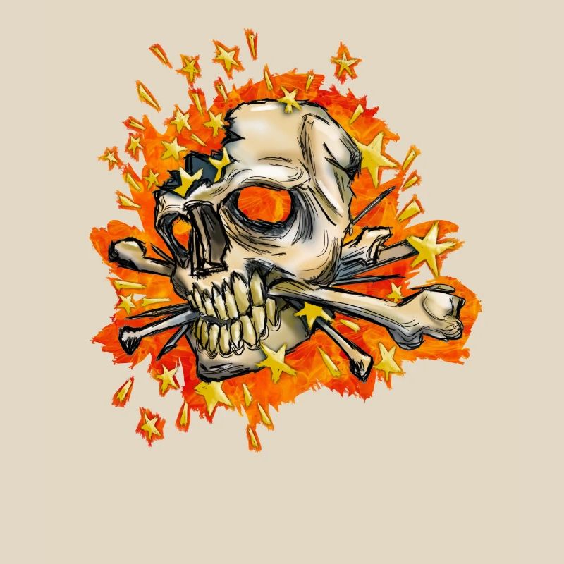 exploding skull