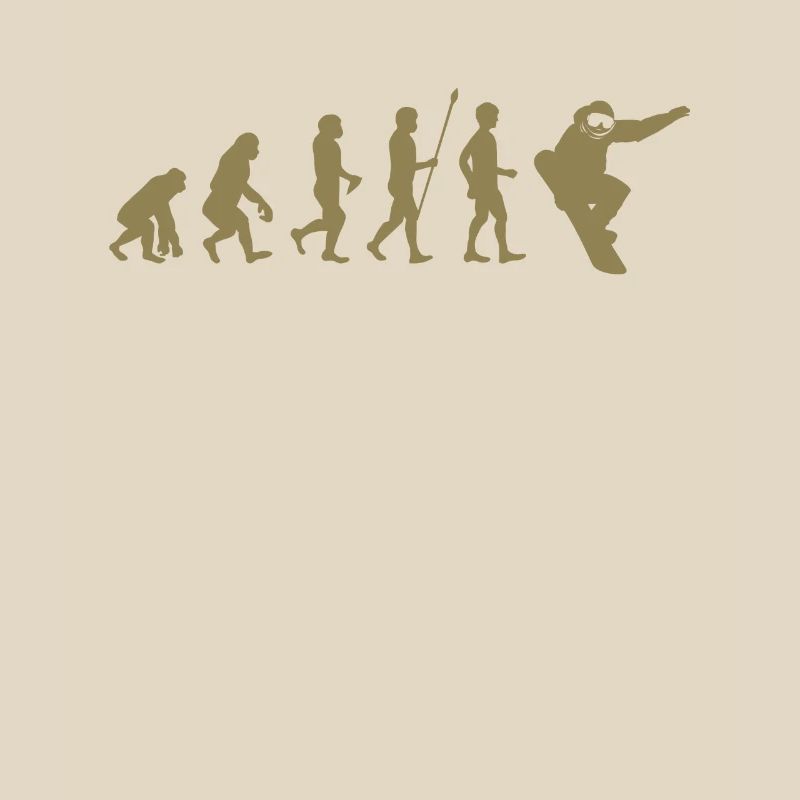 Snowboarder Evolution Geschenkidee