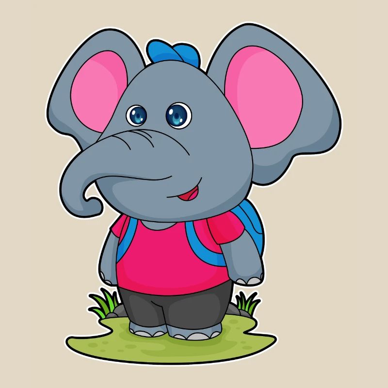Elephant Student Backpack School