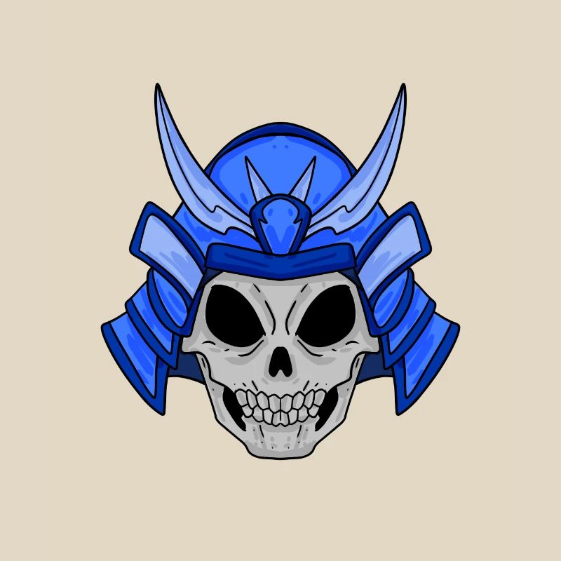 Samurai Schädel