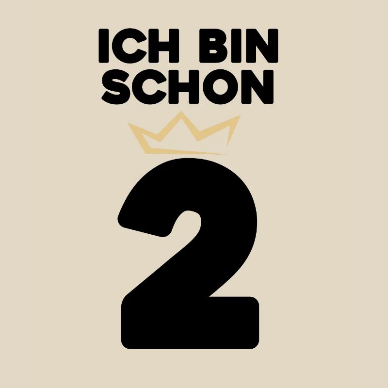 2 Geburtstag - 2 Jahre mit Krone