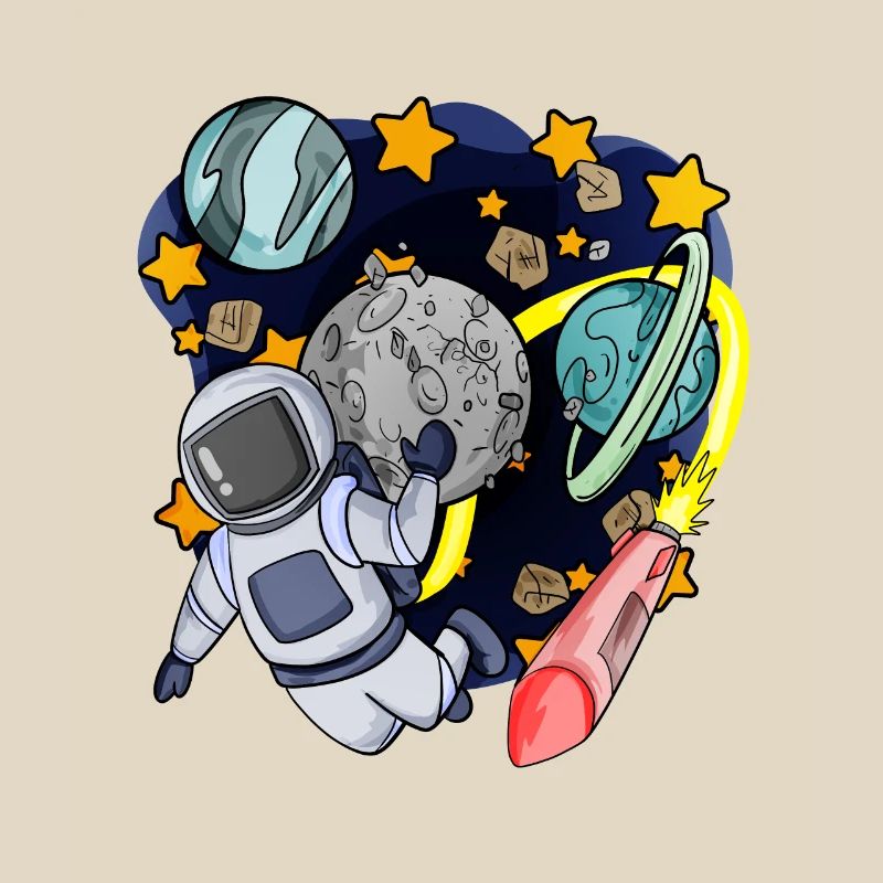 Astronaute dans l’espace