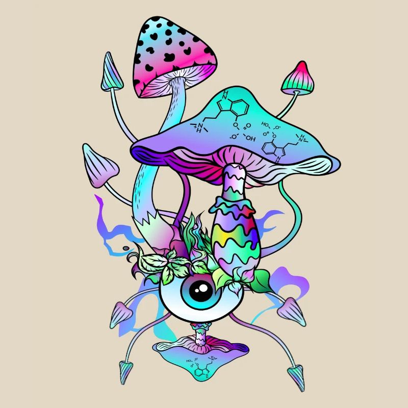 Psytrance Champignons Psychédéliques